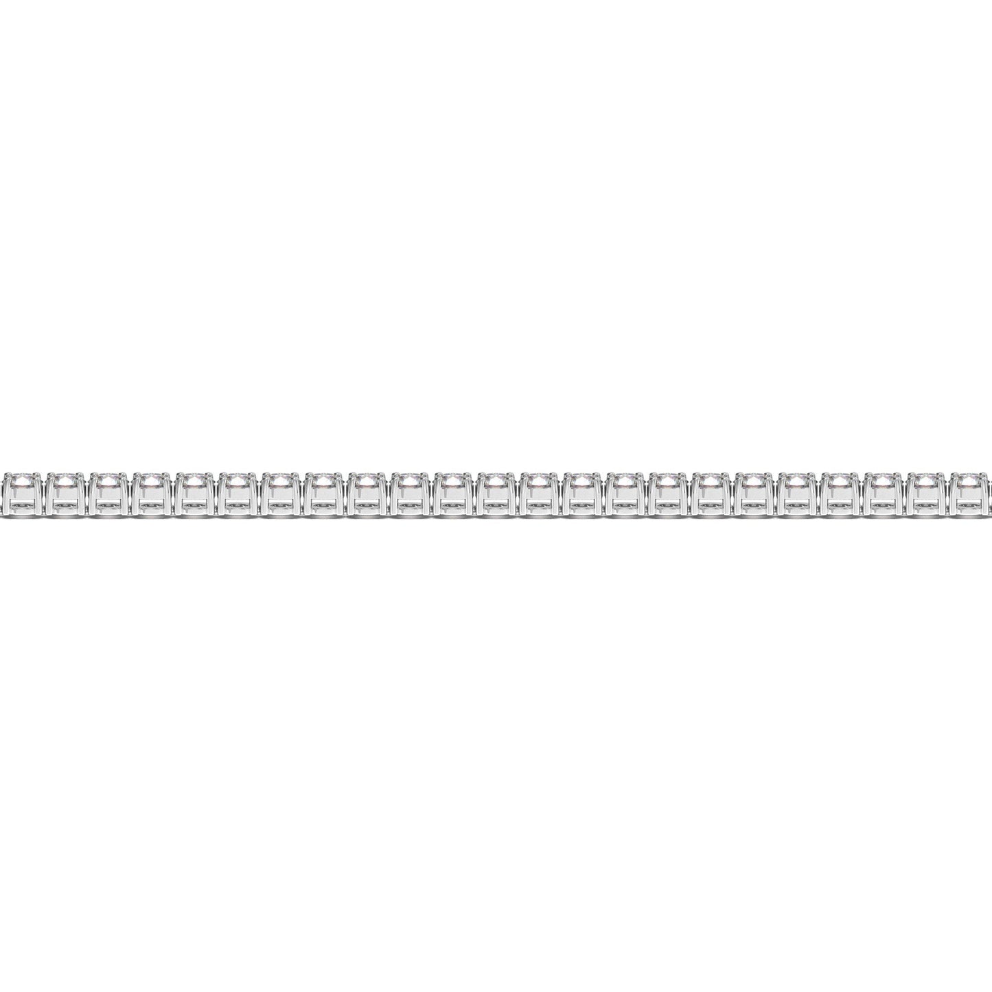 Lab Grown Round Diamond Tennis Bracelet in 14k White Gold (2 cctw F/G  VS2/SI1)