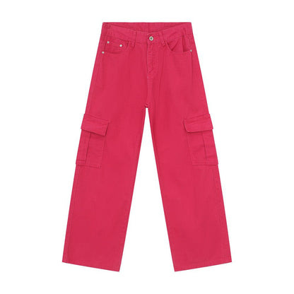 Wide Leg Cargo Jeans