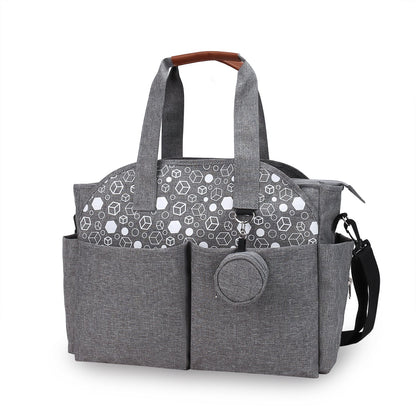 Printed Geometry Pacifier Bag for Mother and Baby