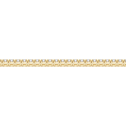 Lab Grown Round Diamond Tennis Bracelet in 14k Yellow Gold (4 cctw F/G  VS2/SI1)