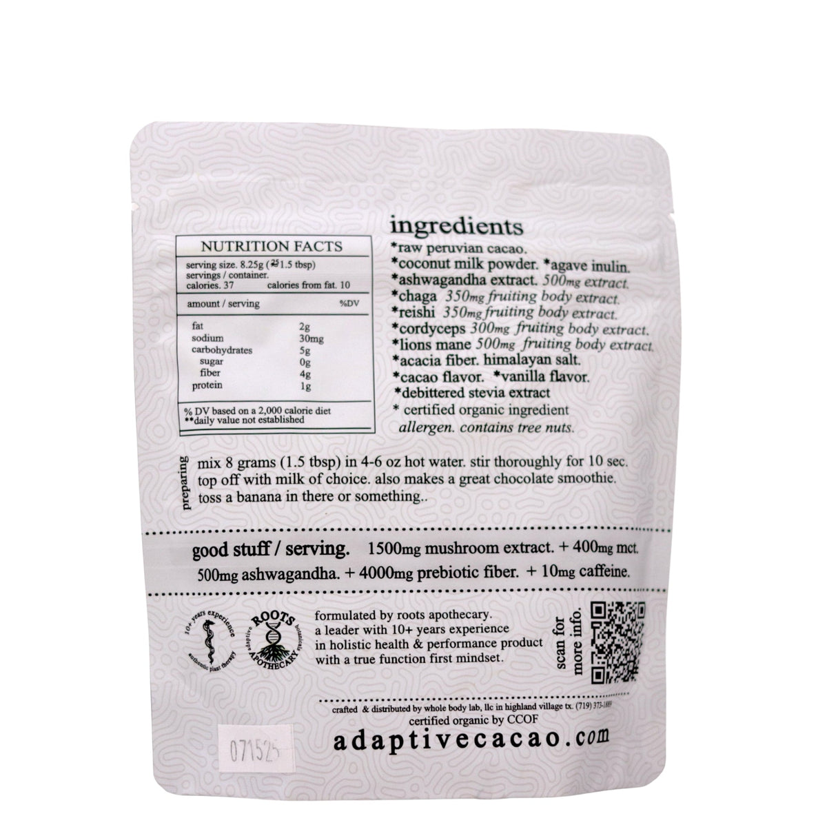 adaptive cacao - mini bags