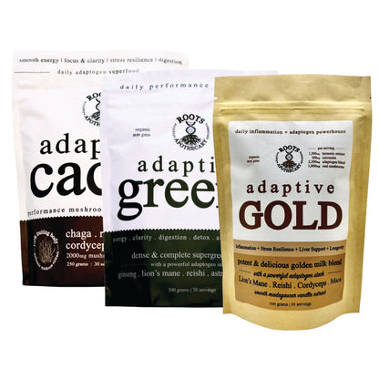 Adaptive Blend Stacks || Greens + Cacao + Gold