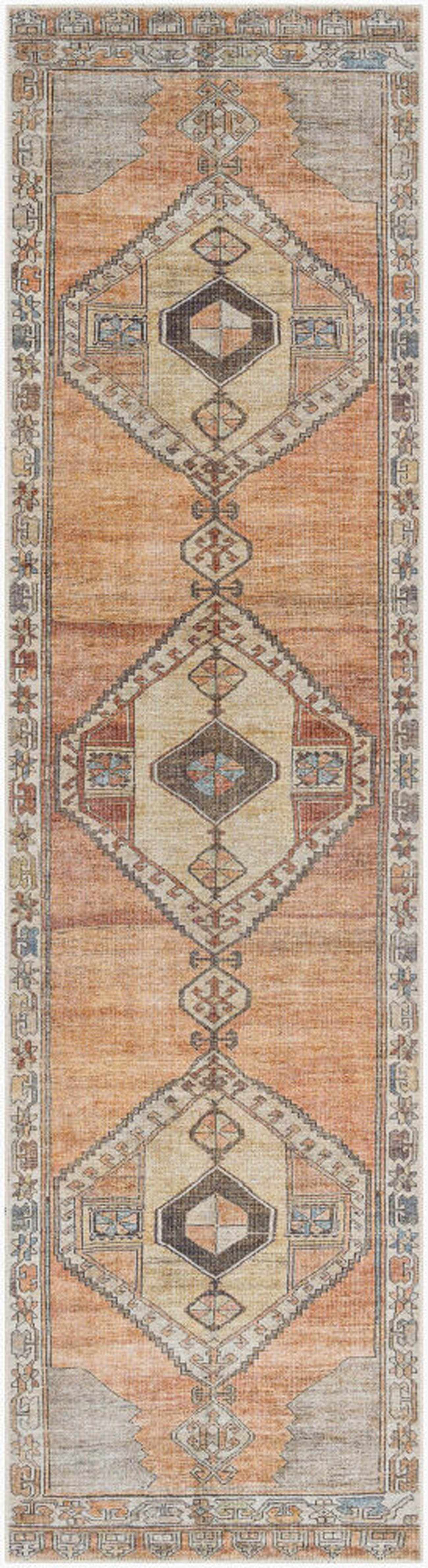 Medinah Washable Runner Rug