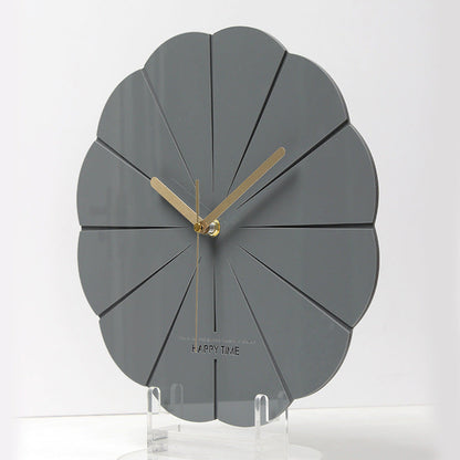 Creative Acrylic Wall Clock Battery Dumbbell Wall Clock