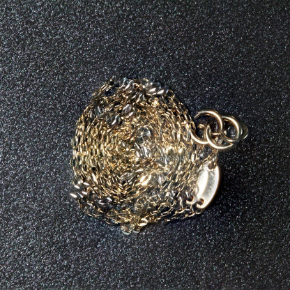 Diamond Cut Bead Links Pendant Chain in 14k Two Tone Gold (3.5mm)