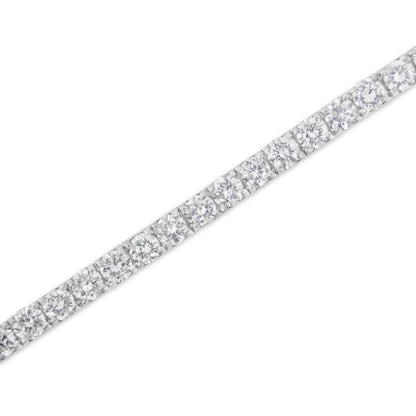 IGI Certified 5.0 Cttw Cut Diamond 14K White Gold Classic 7â€ Tennis Bracelet (H-I Color, I1-I2 Clarity)