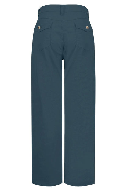 High Waist Jeans with Pockets