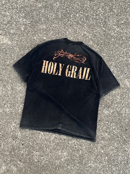 SAINT MICHAEL Vintage Heavyweight Casual T-shirt Large