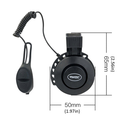 Bicycle Electric Bell USB Charging Bike Electronic Horn Waterproof Outdoor Cycling Accessories Bicycle Bell Riding Equipment Electric Bike Horn Electronic Bicycle Bell Waterproof Cycling