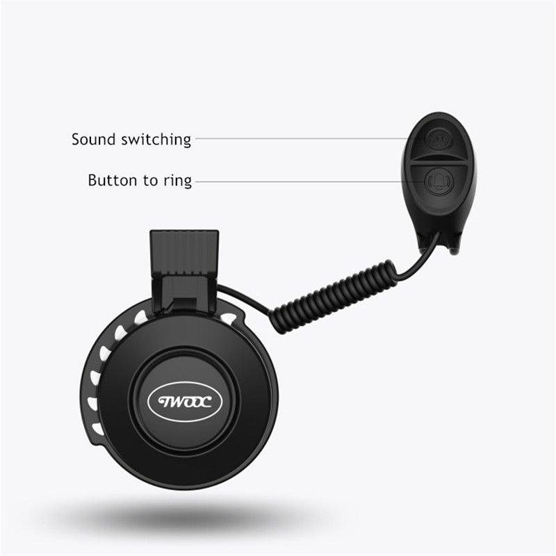Bike Bell Charging Speaker USB Recharged Mini Electric Bike Horn 4 Modes Cycling Electric Bicycle Accessories For Scooter Electric Bike Horn Cycling Bicycle Scooter Horn Battery Waterproof Bicycle Accessories For Kid