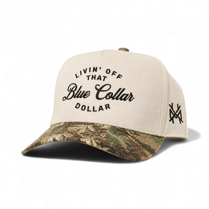 Blue Collar Dollar Snapback Hat