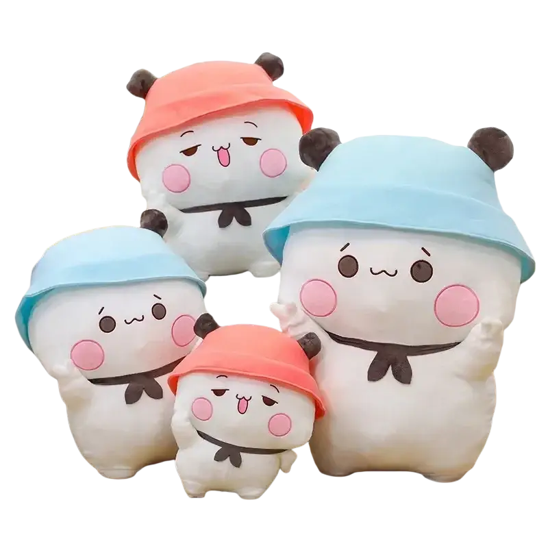 Bubu Dudu Panda Plush Toy Large Couple Cushion