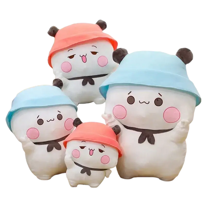 Bubu Dudu Panda Plush Toy Large Couple Cushion