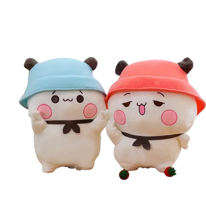 Bubu Dudu Panda Plush Toy Large Couple Cushion