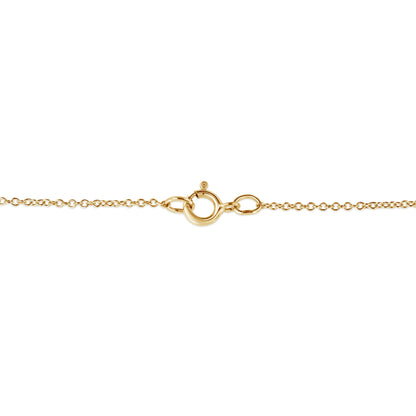 10K Yellow Flashed .925 Sterling Silver 1/4 Cttw Champagne Diamond Filigree Cross Pendant Necklace (K-L Color, I1-I2 Clarity) - 18"