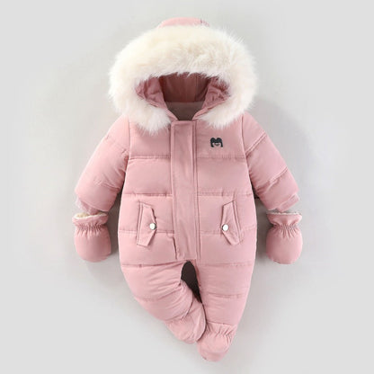 Jumpsuit Fleece-lined Quilted Cotton-padded Clothes