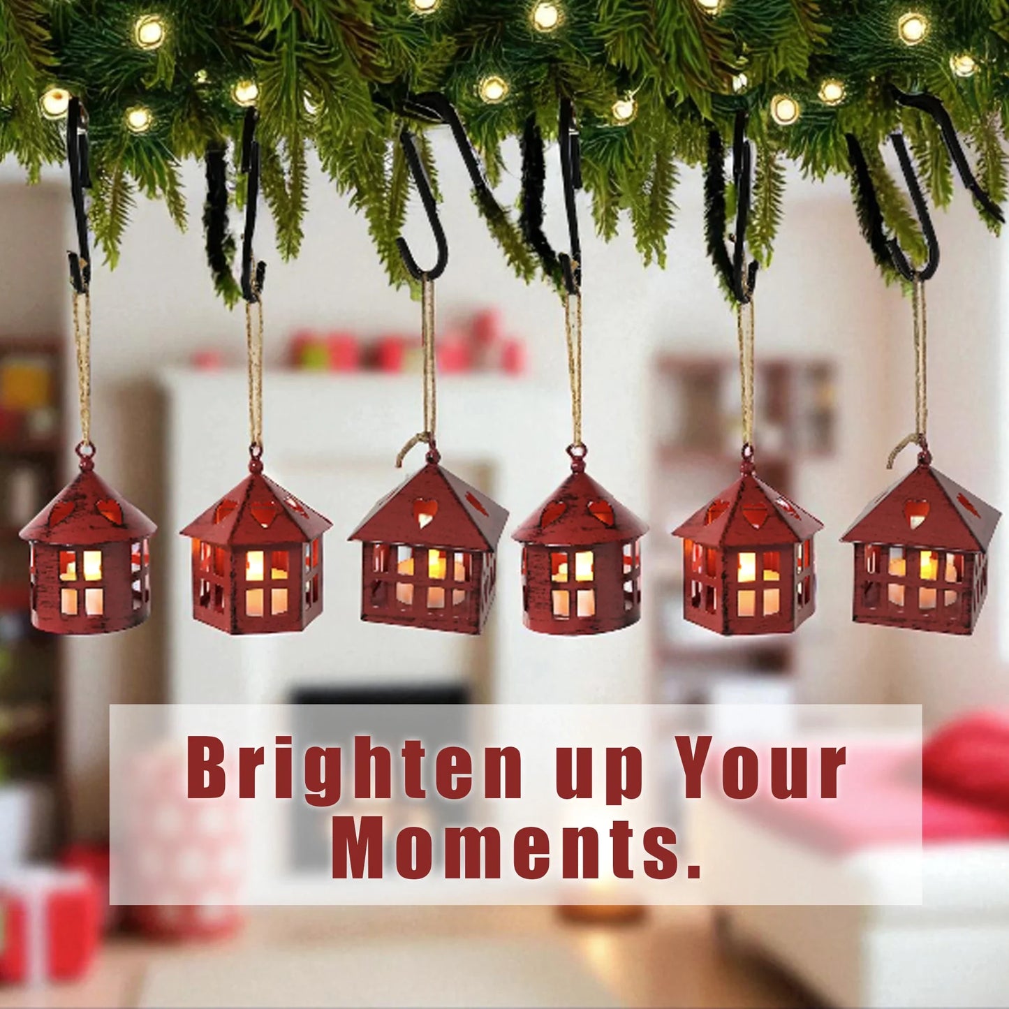 6 Pcs Small Centerpieces Candle Lanterns