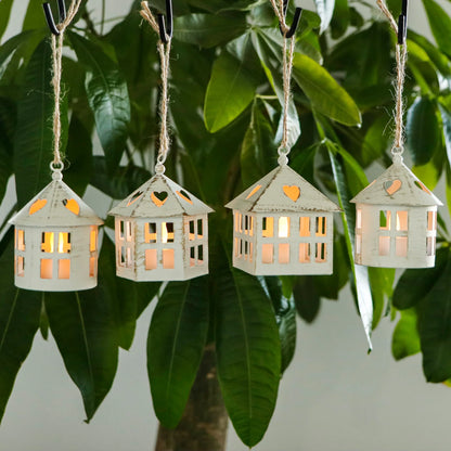 6 Pcs Small Centerpieces Candle Lanterns