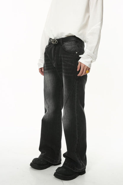 Washed Jeans with Pockets