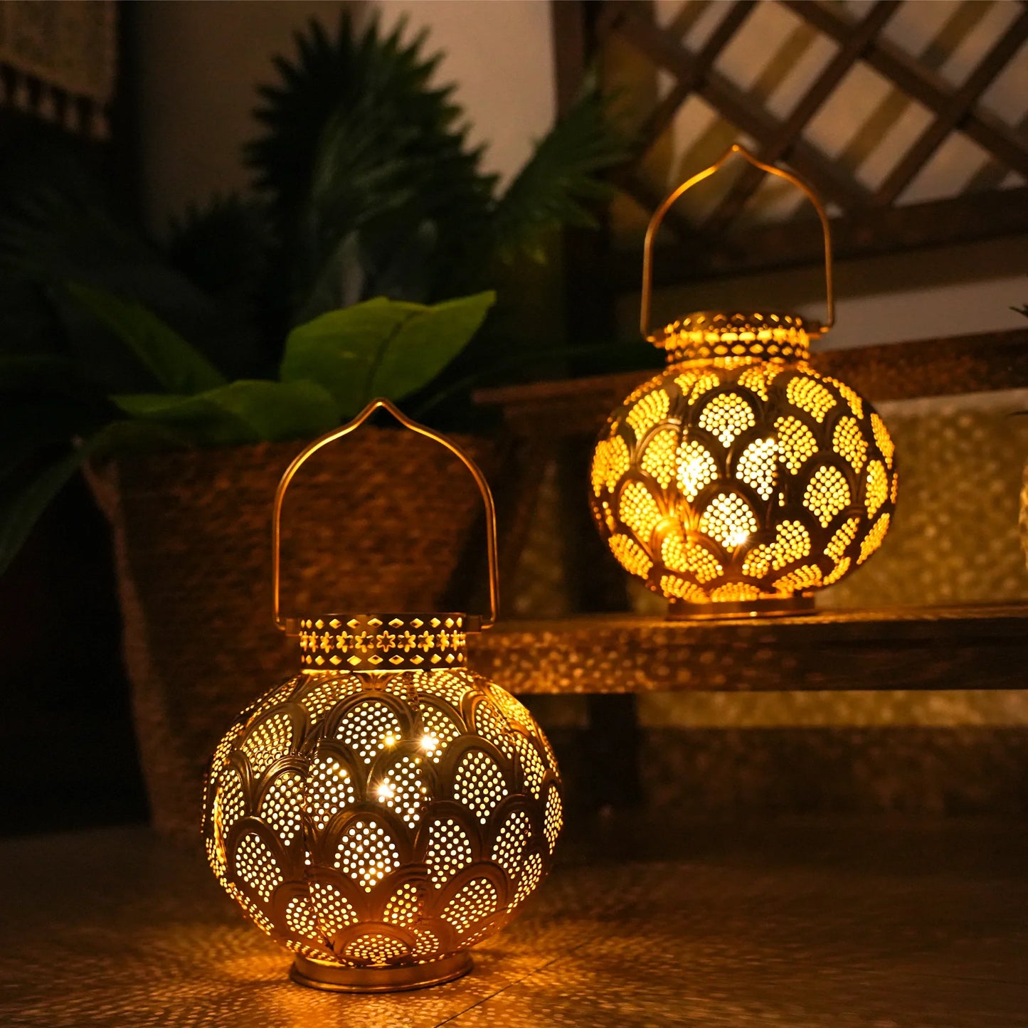 7'' High Battery Powered Cordless Lamp with LED Fairy Lights