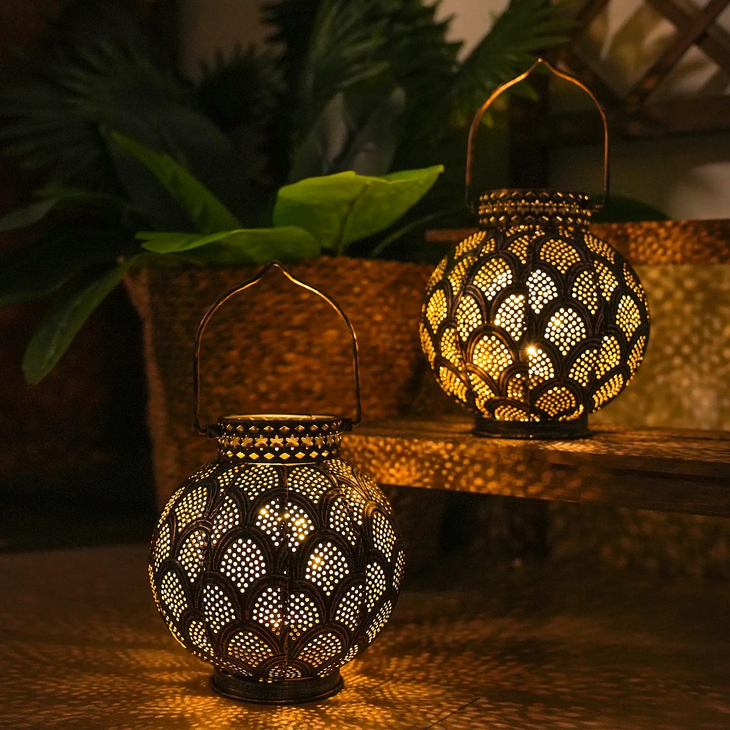7'' High Battery Powered Cordless Lamp with LED Fairy Lights