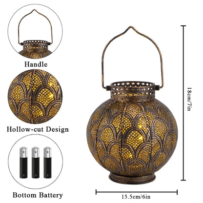 7'' High Battery Powered Cordless Lamp with LED Fairy Lights