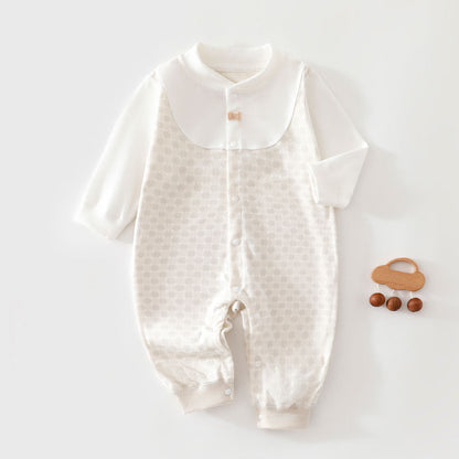 Class A Pure Cotton Baby Romper Spring Autumn Boneless Long-Sleeve Crawling Suit Baby Onesie