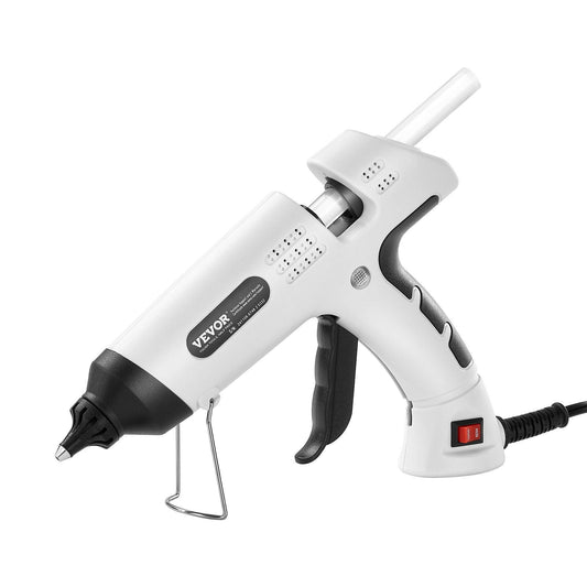 Hot Glue Gun, 60/100W Dual Power, Mini Hot Glue Gun with 20 Premium Glue Sticks and Oxford Cloth Bag, Fast Preheating & High Temp Melt Glue Gun for Crafts, Arts, DIY, Quick Home Repairs, White