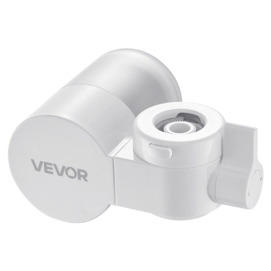 Faucet Mount Water Filter Sink Water Purifier for Kitchen Horizontal White
