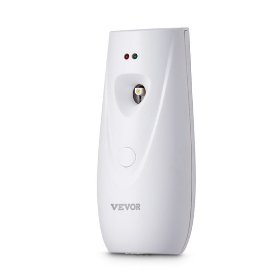 Automatic Air Freshener Spray Dispenser, 2-Pack, Wall Mounted or Free Standing, Battery Operated, Multiple Time Settings for Home, Indoor, Bathrooms, Offices, Hotels, Commercial Places, White