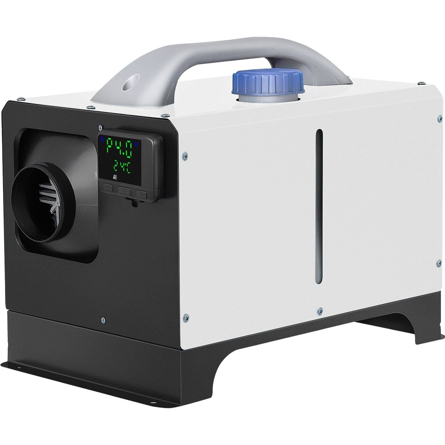 Diesel Air Heater 8KW Parking Heater 12V Truck Heater, One Air Outlet, with Black LCD Switch, Remote Control, Fast Heating Compact Diesel Heater, For Car, RV Truck, Boat, Campervans, Caravans
