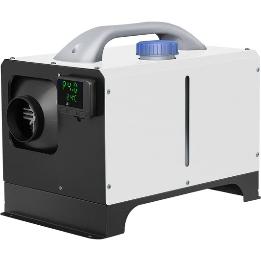 Diesel Air Heater 8KW Parking Heater 12V Truck Heater, One Air Outlet, with Black LCD Switch, Remote Control, Fast Heating Compact Diesel Heater, For Car, RV Truck, Boat, Campervans, Caravans