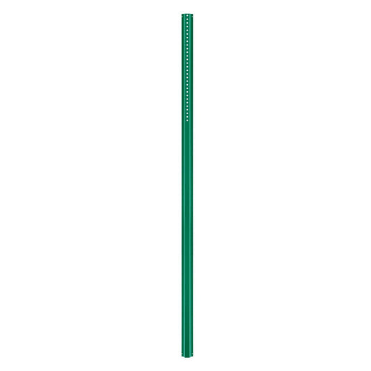 8FT U-Channel Sign Post, 4Pack Green Heavy Duty Steel Fixed Fence Post, Steel Fence U-Channel Sign for Garden, Courtyard, Farm or Traffic Intersection