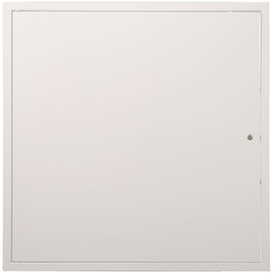 Access Panel for Drywall & Ceiling, 24 x 24 Inch Plumbing Access Panels, Reinforced Access Door, Heavy-Duty Steel Wall Hole Cover, Easy Install Removable Hinged Panel for Wiring & Cables, Silver