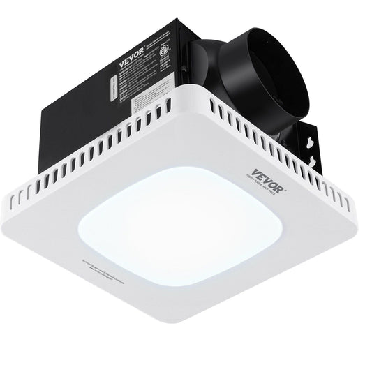 Bathroom Exhaust Fan, 110 CFM High-Efficiency Ventilation, 1.5sones Low Noise Operation All-Copper Motor, Energy-Saving Bathroom Ceiling Fan, Need For Attic Access, For Various Ceilings