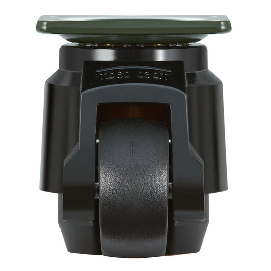 Leveling Casters, 4-Pack Heavy Duty 360° Swivel Caster Wheels Hold up to 1100 lbs Load, 2 inches Caster Diameter, Adjustable Casters with Upgraded Handle Design and Feet for Workbench & Machine