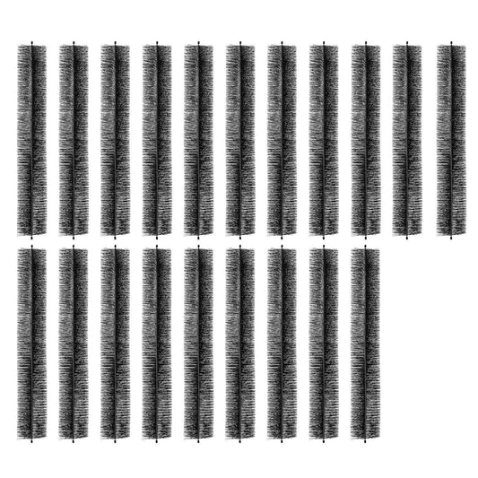 Gutter Brush, 60 Feet Total Length 5.25 inch Diameter Gutter Cleaning Tools, Ground-Level Gutter Brush Leaf Guard for 5 Inch Gutters, Easily Clear roof Leaves and Debris, 20 Pack