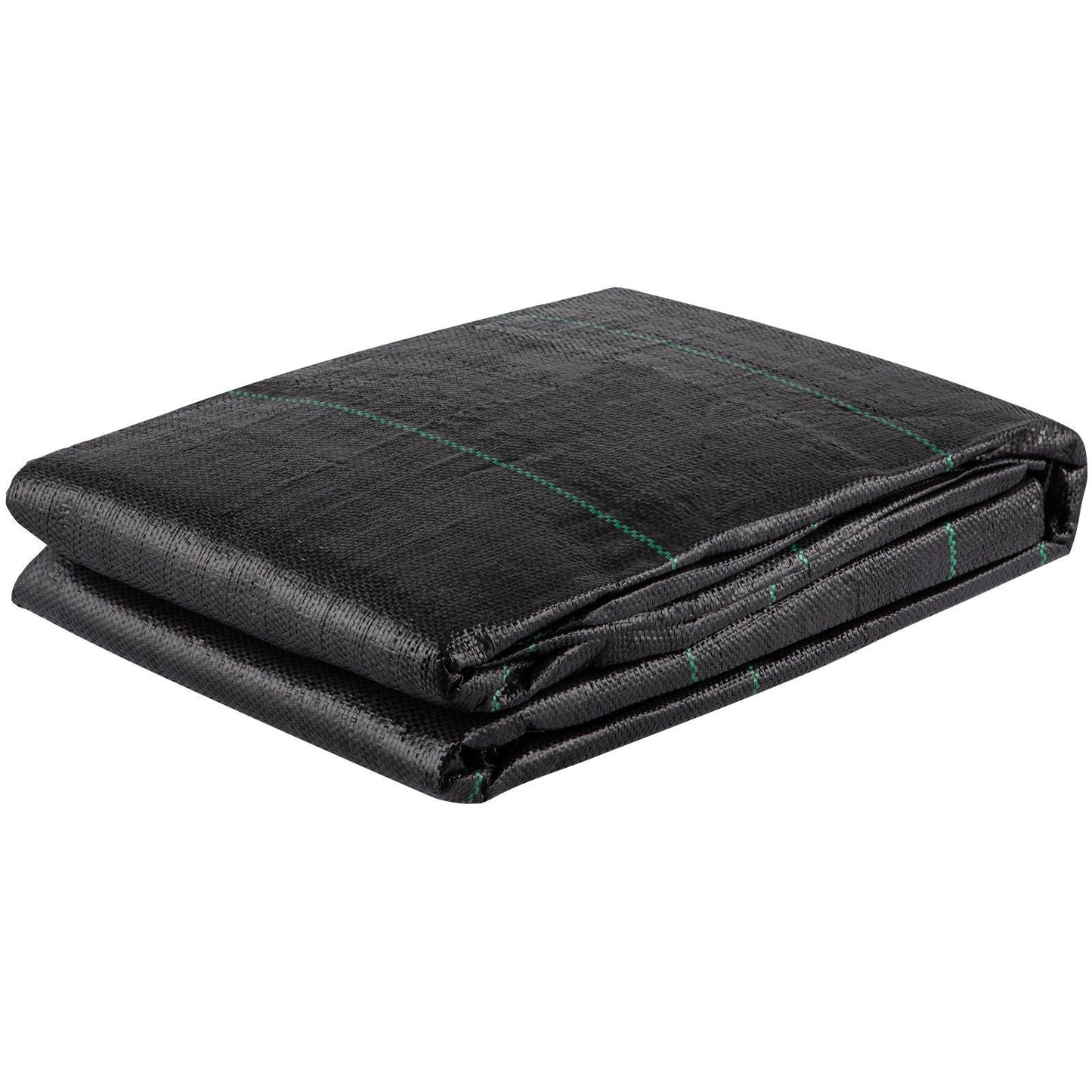 Geotextile Fabric, 12.5 x 50 ft 3.5oz Woven PP Driveway Drain Cloth w/ 600lbs Tensile Strength, Heavy Duty Underlayment for Soil Stabilization, Landscaping, Weed Barrier, 12.5FT50FT-3.5OZ, Black