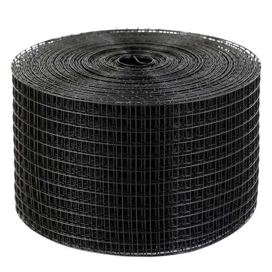 8 inch x 100ft Solar Panel Bird Guard, Critter Guard Roll Kit with Rust-proof PVC Coating, Solar Panel Guard with 50pcs Tire Wires, 1/2 inch Wire Roll Mesh