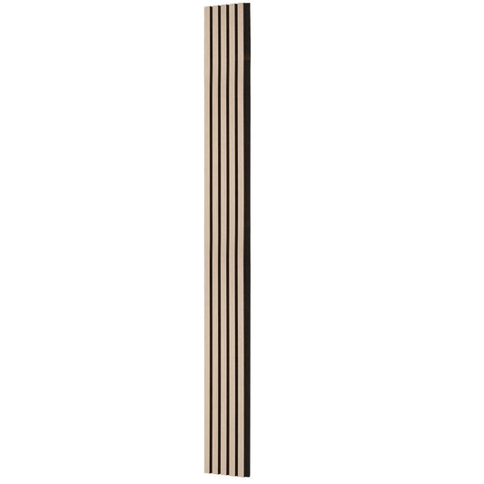 Wood Slat Acoustic Panels 7.9 x 94.5 inch for Modern Wall Decor Silver Wood