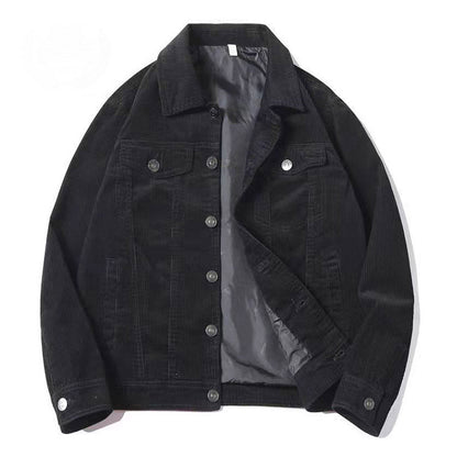 Men's Retro Corduroy Jacket for Spring and Autumn