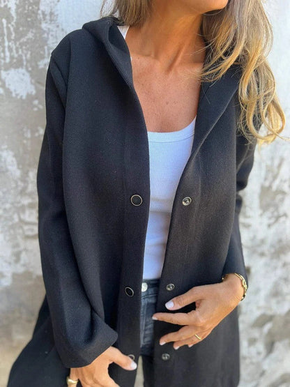 Cross-Border European And American 2026 Autumn And Winter New Fashion Long-Sleeve Solid Color Jacket For Women, Popular On Amazon And Aliexpress