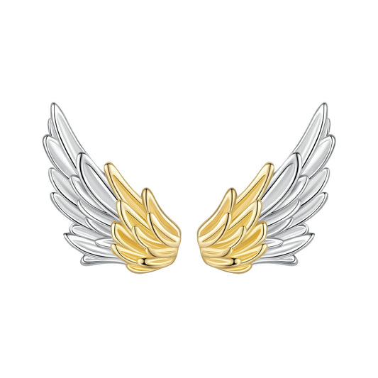 925 Sterling Silver Earrings with White Gold Plating for Women