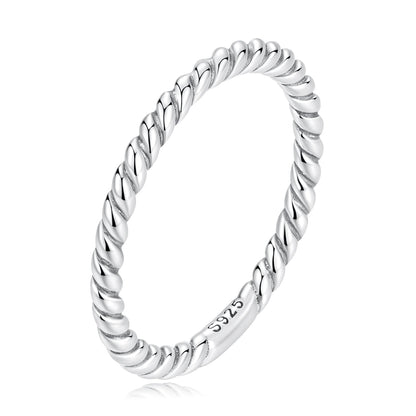 925 Sterling Silver Oxidized Ring Size 6.0 for Women