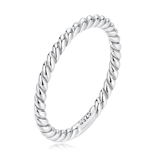 925 Sterling Silver Oxidized Ring Size 6.0 for Women