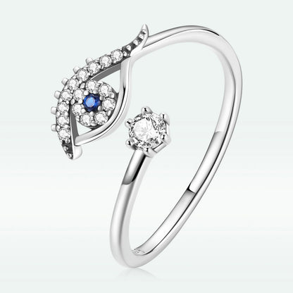 S925 Sterling Silver Pavé Set CZ Oxidized Silver Ring