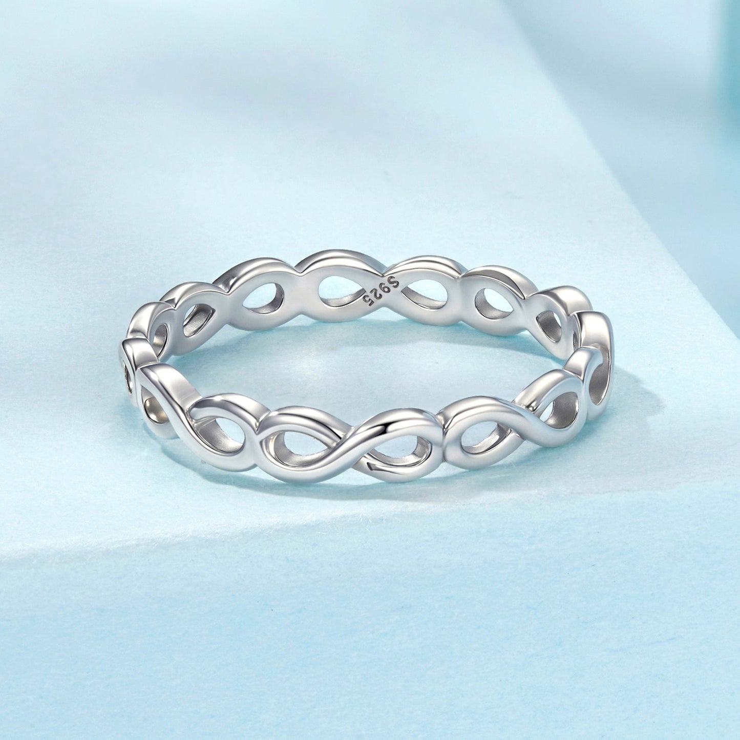 925 Sterling Silver Oxidized Rings Size 6 for Women