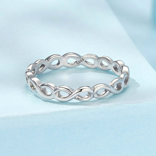 925 Sterling Silver Oxidized Rings Size 6 for Women