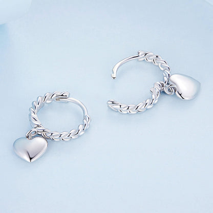 S925 Sterling Silver Earrings for Women with Platinum Plating