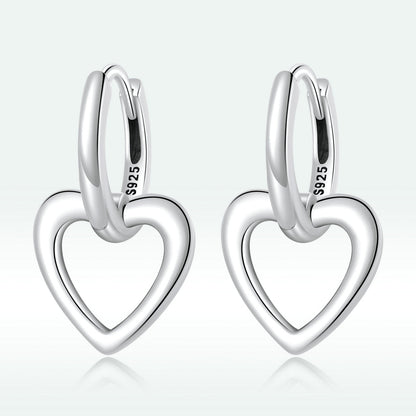 925 Sterling Silver Earrings for Women - Oxidized - 1.9x1.2cm